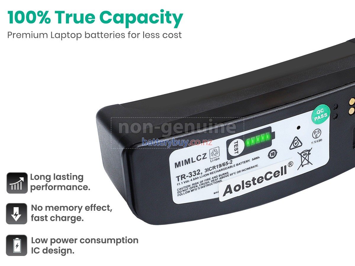 replacement 3M TR-332 battery