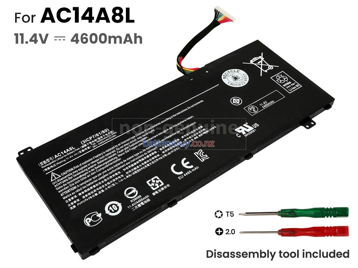 replacement Acer SPIN 3 SP314-51-39BL battery