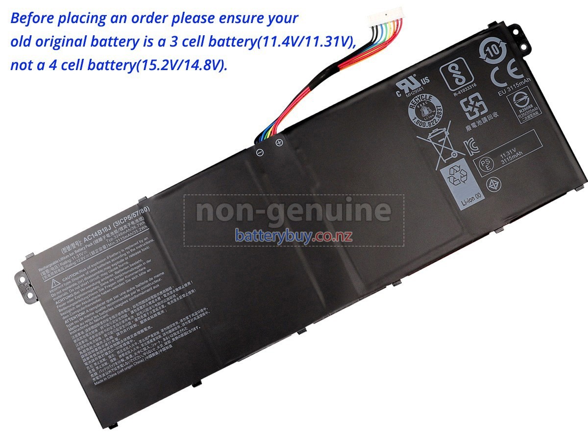 replacement Acer SPIN 3 SP313-51N-78LS battery