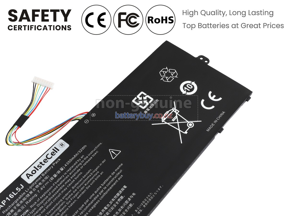 replacement Acer AP16L8J battery