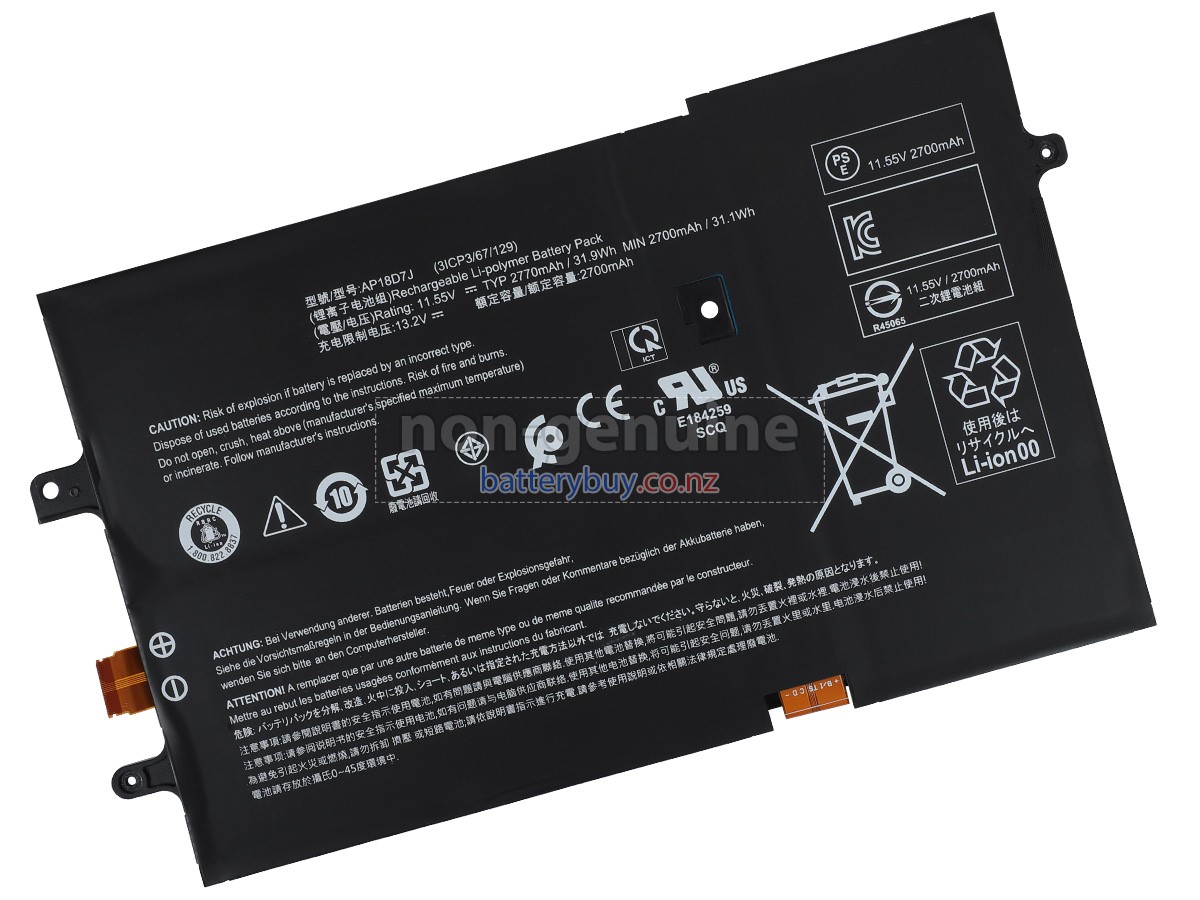 replacement Acer SWIFT 7 SF714-52T-763C battery