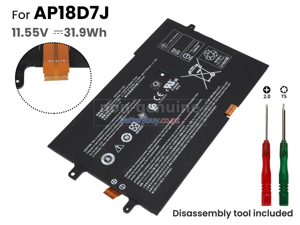 replacement Acer SWIFT 7 SF714-52T-51RC battery