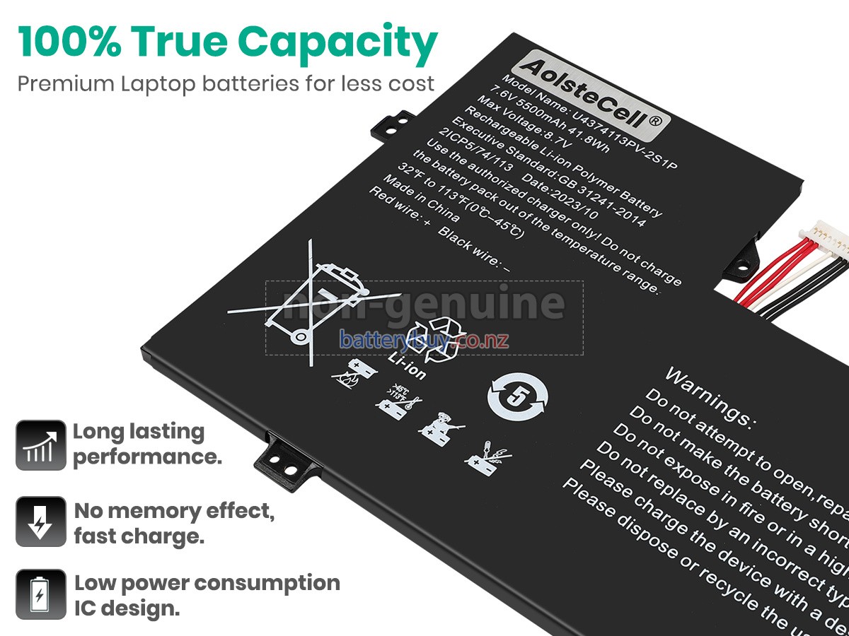 replacement Gateway 45121212P battery