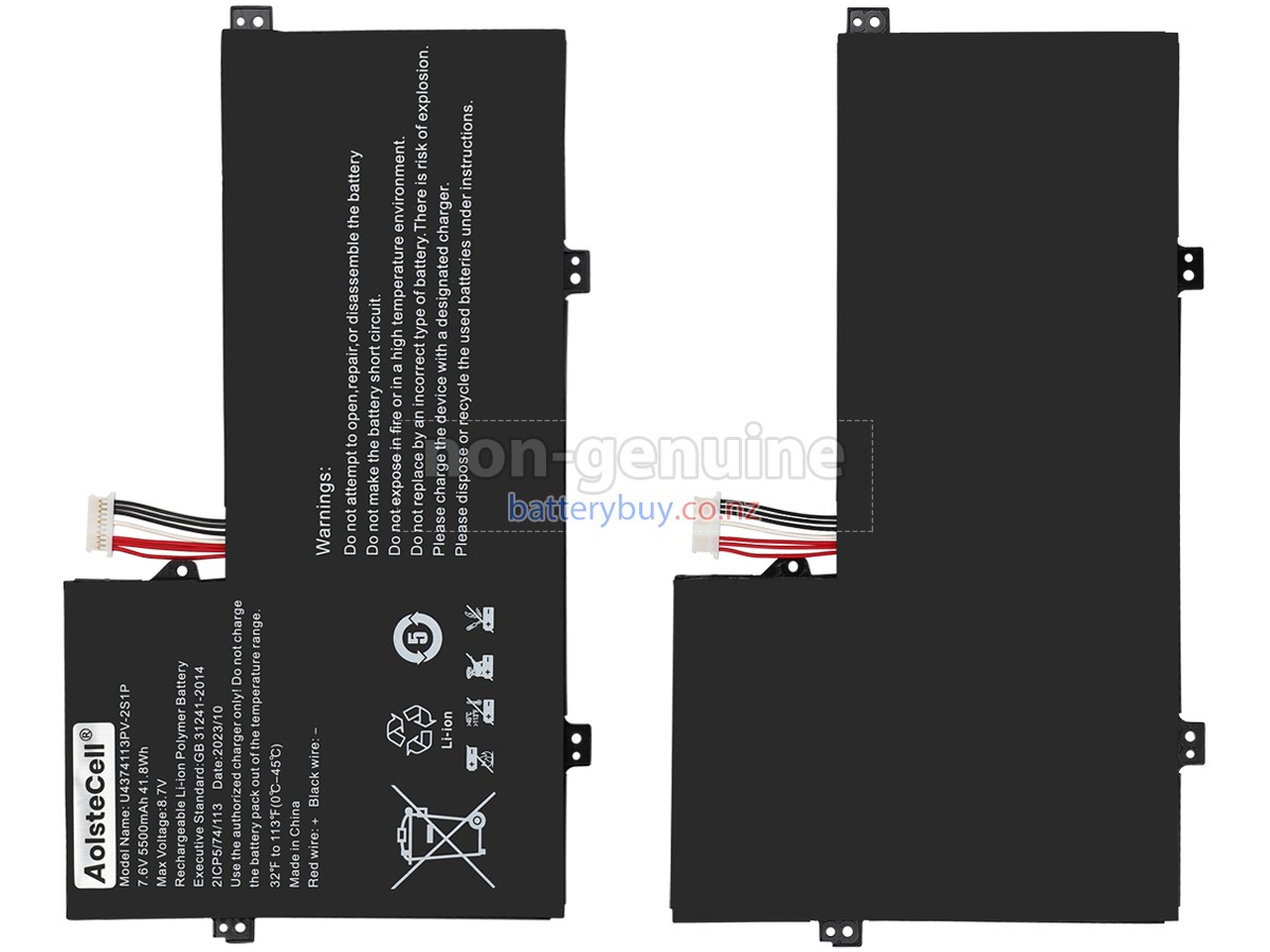 replacement Gateway 45121212P battery