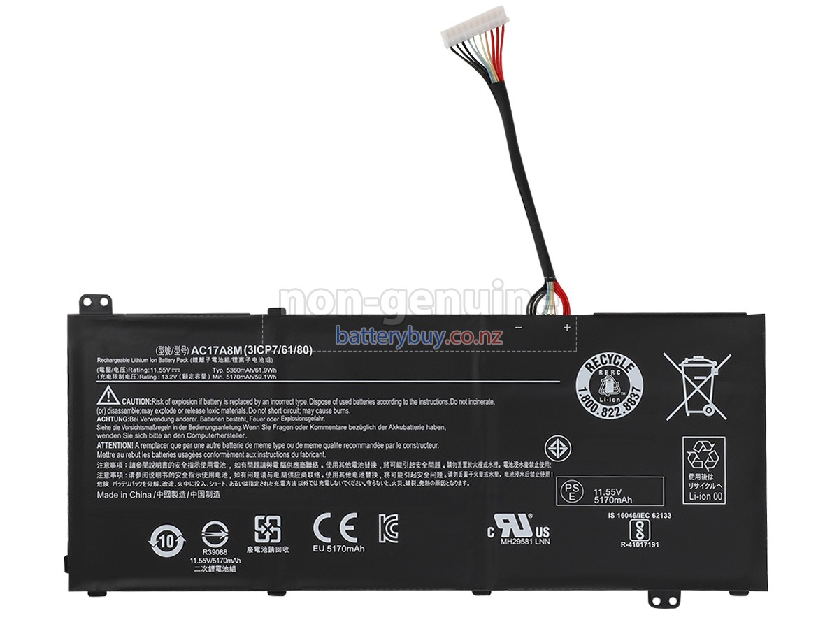 replacement Acer TravelMate X3 X314-51-M-52CC battery