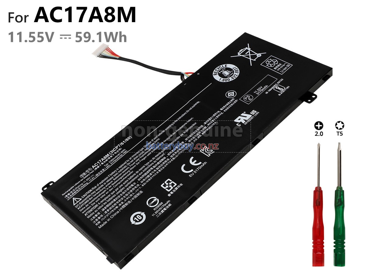 replacement Acer TravelMate X3 X3410-M-52M7 battery