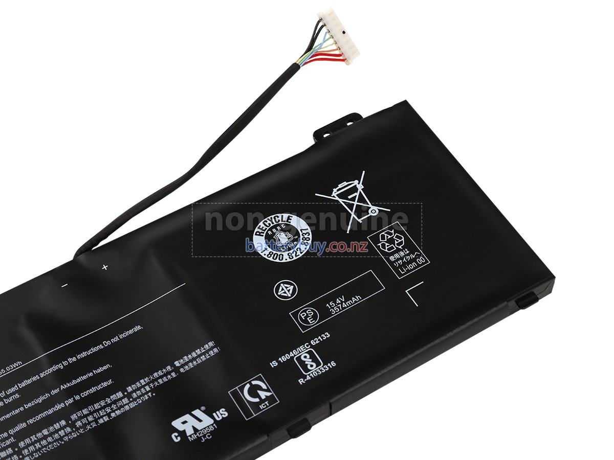 replacement Acer NITRO 5 AN517-54-76U4 battery