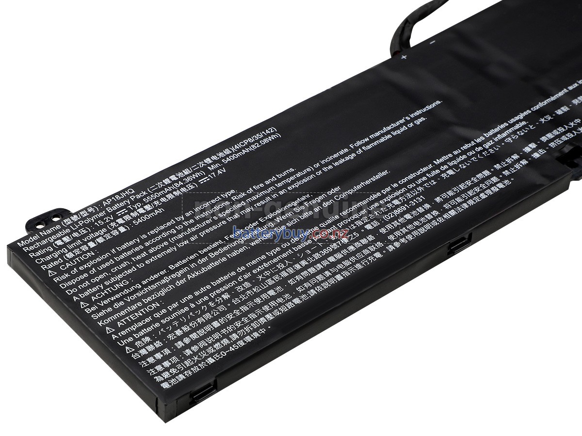 replacement Acer Predator TRITON 500 PT515-52-77GR battery