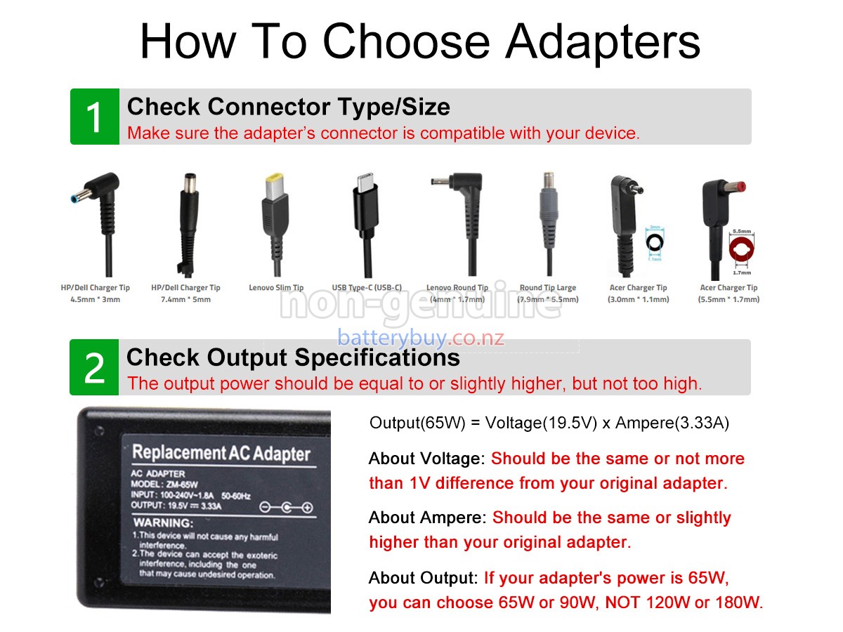 replacement Lenovo A090A052L adapter