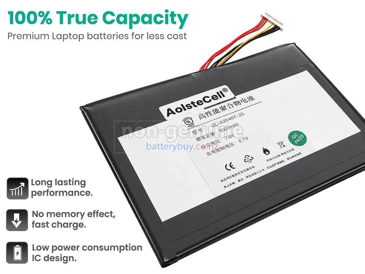replacement Alldocube ZL-426487-2S battery