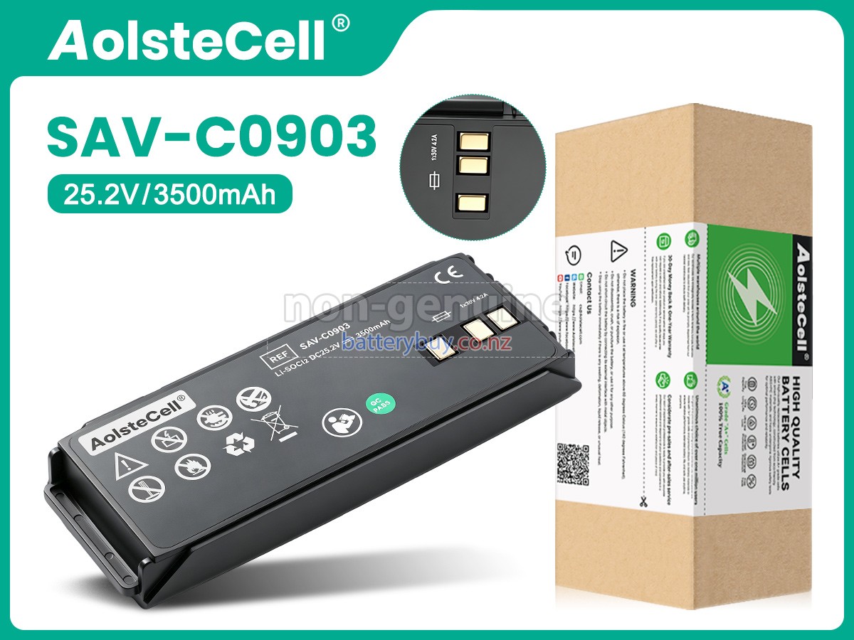 replacement AMI Italia SAVER ONE DEFIBRILLATOR battery