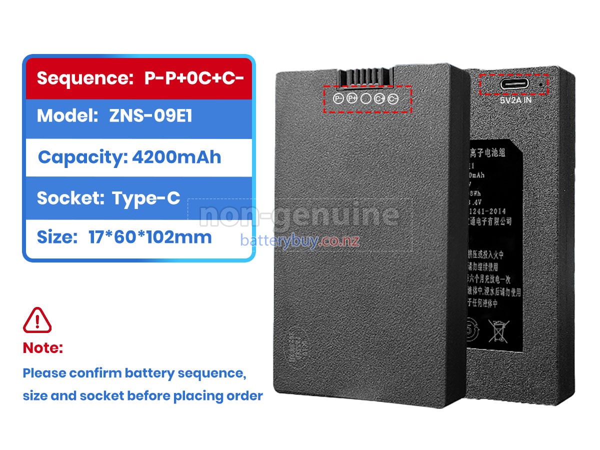 replacement AolsteCell ZNS-09E1 battery