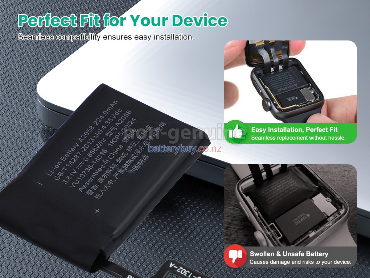 replacement Apple WATCH Series 4 NIKE+ LTE 40MM battery