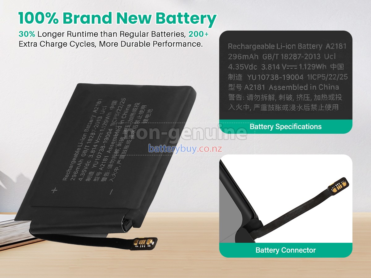 replacement Apple MNPW3CH/A battery