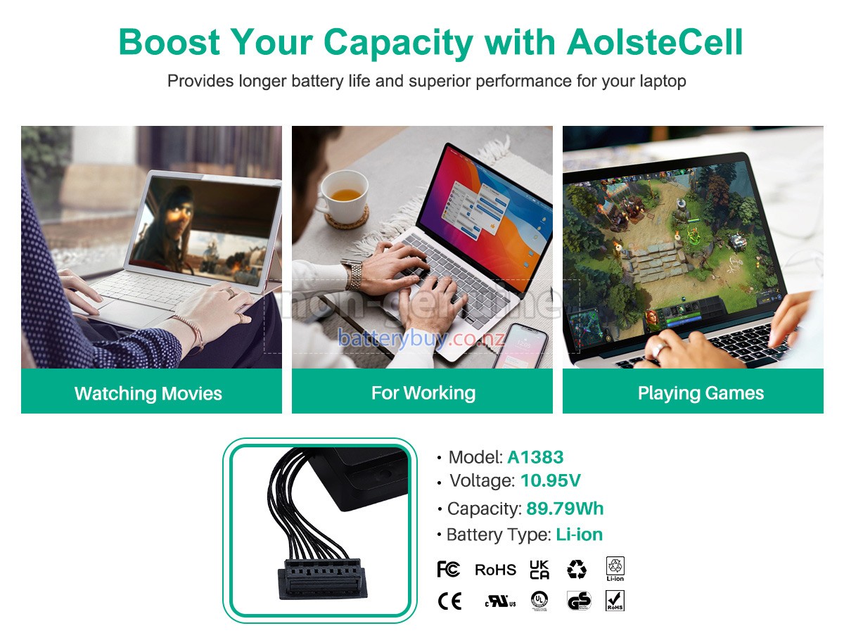 replacement Apple MacBook Pro 17 inch MD311HN/A battery