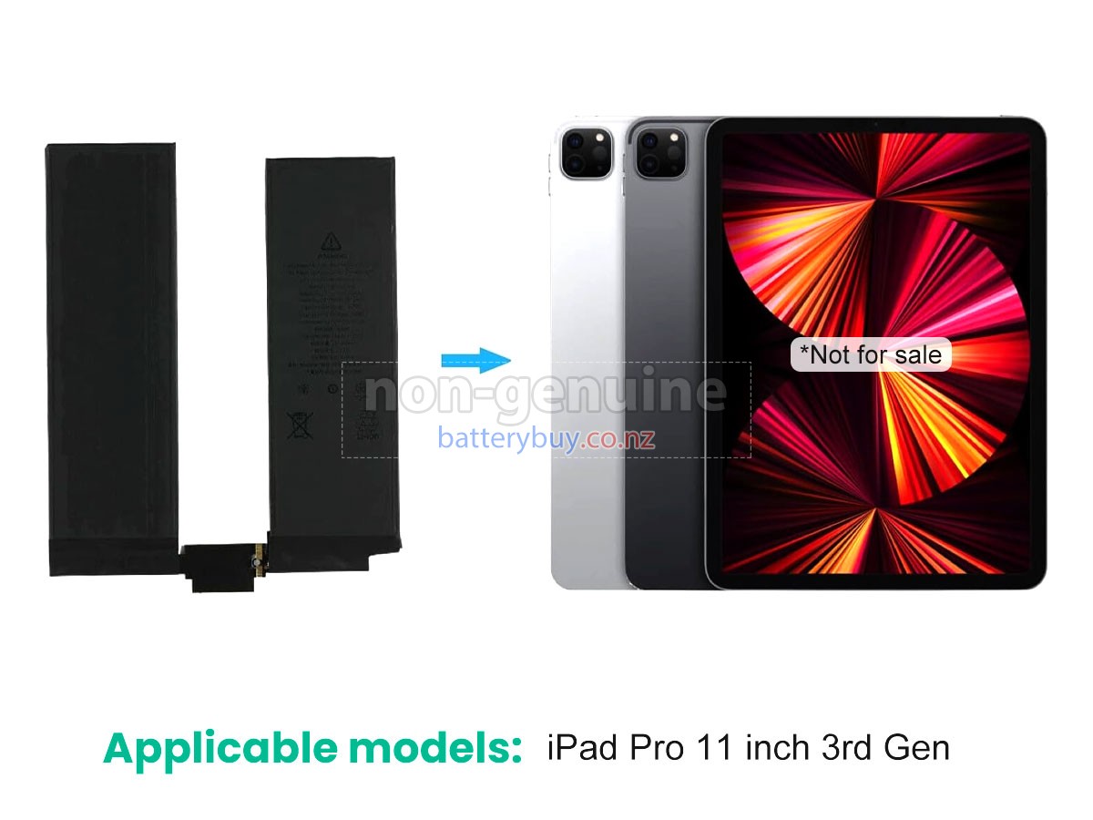 replacement Apple iPad Pro 11 inch Wi-Fi CELLULAR 3RD GEN battery