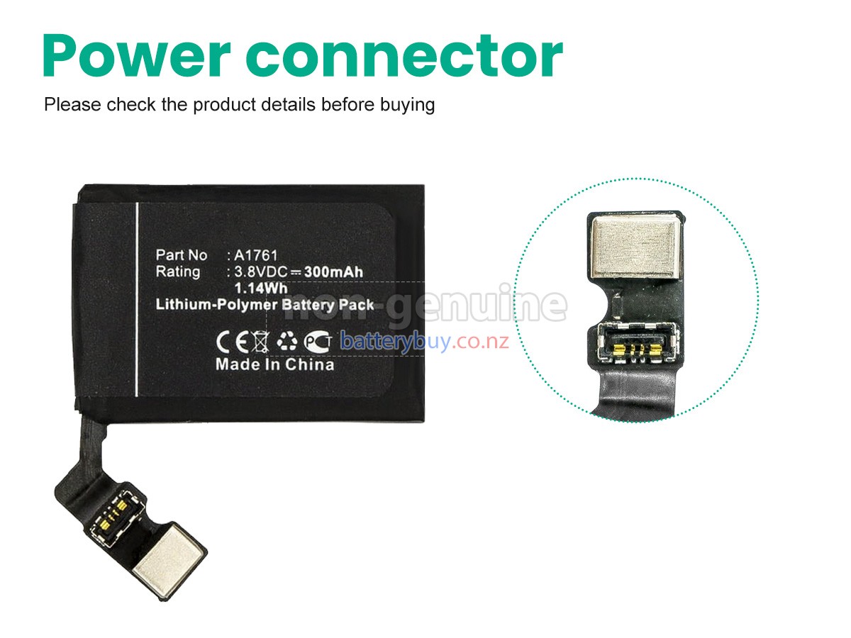 replacement Apple WATCH Series 2 EDITION 42MM battery
