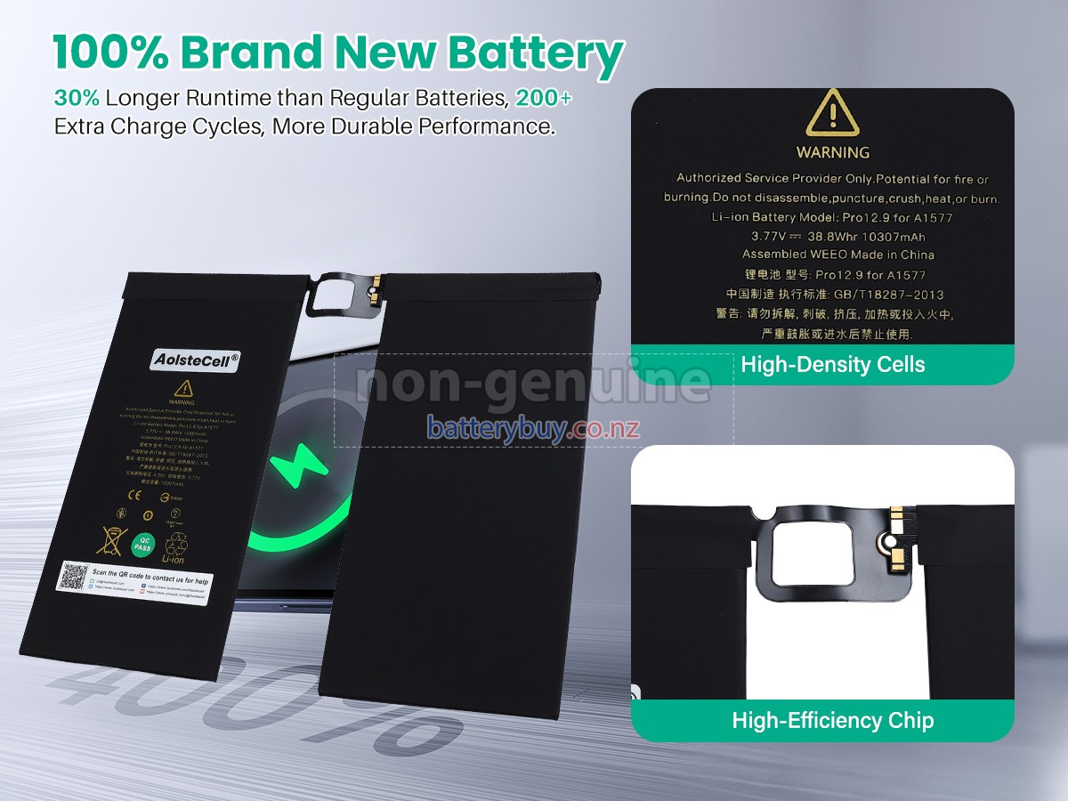 replacement Apple iPad Pro 12.9 inch 1ST GEN battery