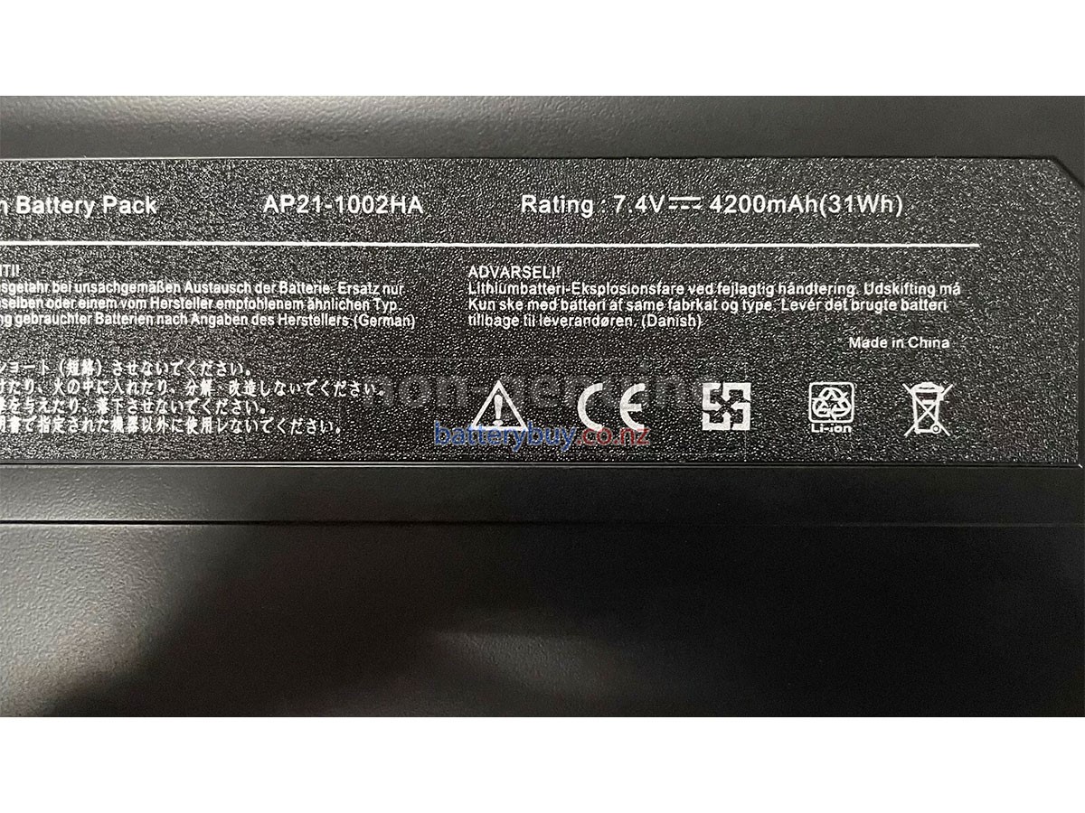 replacement Asus Eee PC 1002HA battery