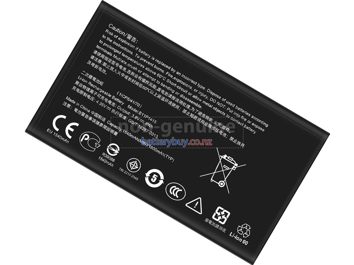 replacement Asus B11P1415 battery