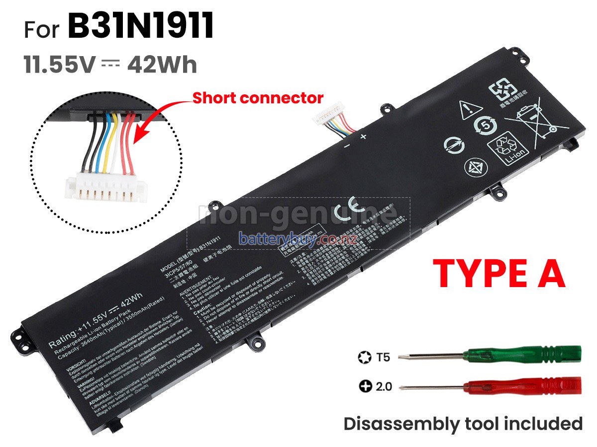 replacement Asus VivoBook S14 S433EA-EB099T battery