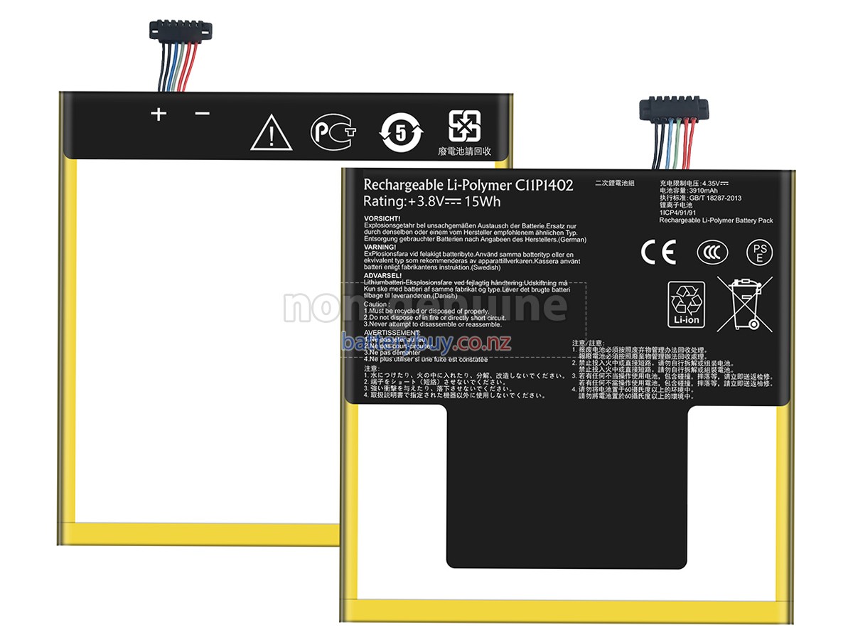 replacement Asus C11P1402 battery