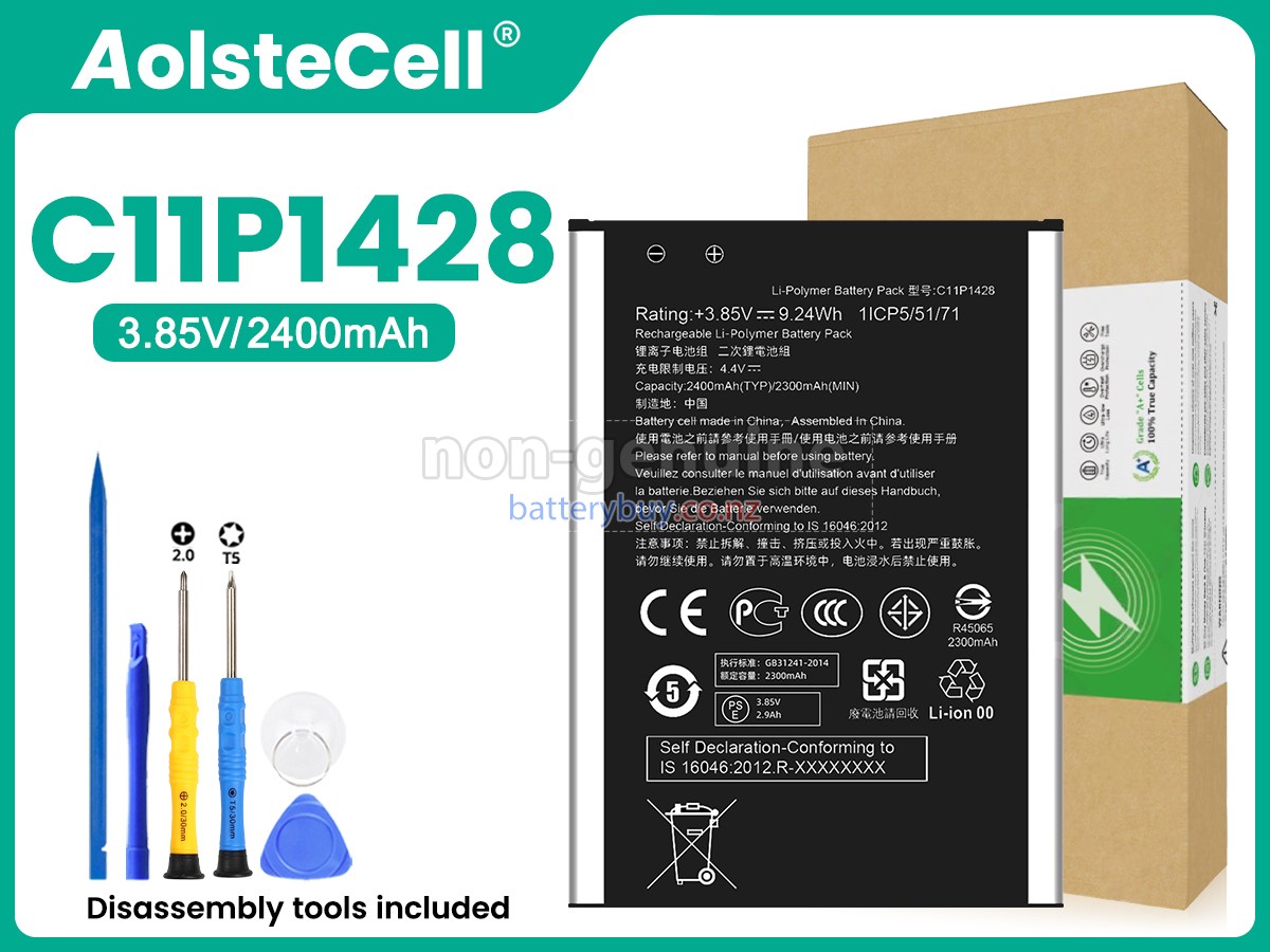 replacement Asus C11P1428 battery
