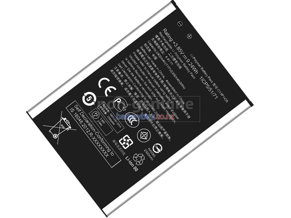 replacement Asus C11P1428 battery