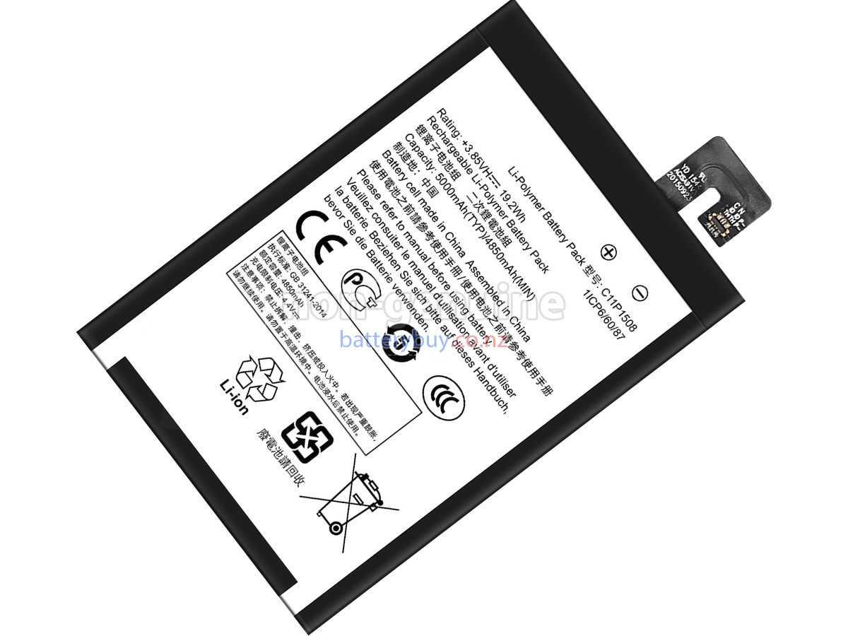 replacement Asus C11P1508 battery