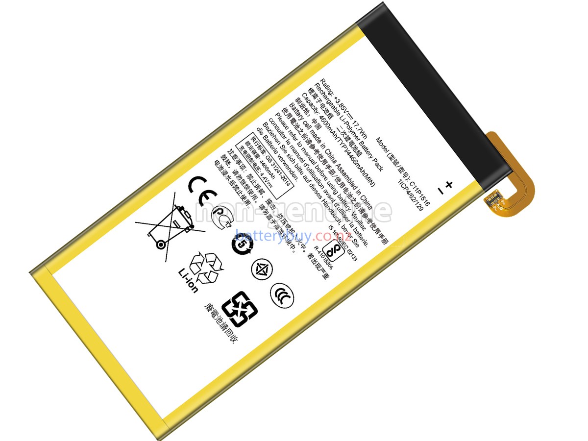 replacement Asus C11P1516 battery