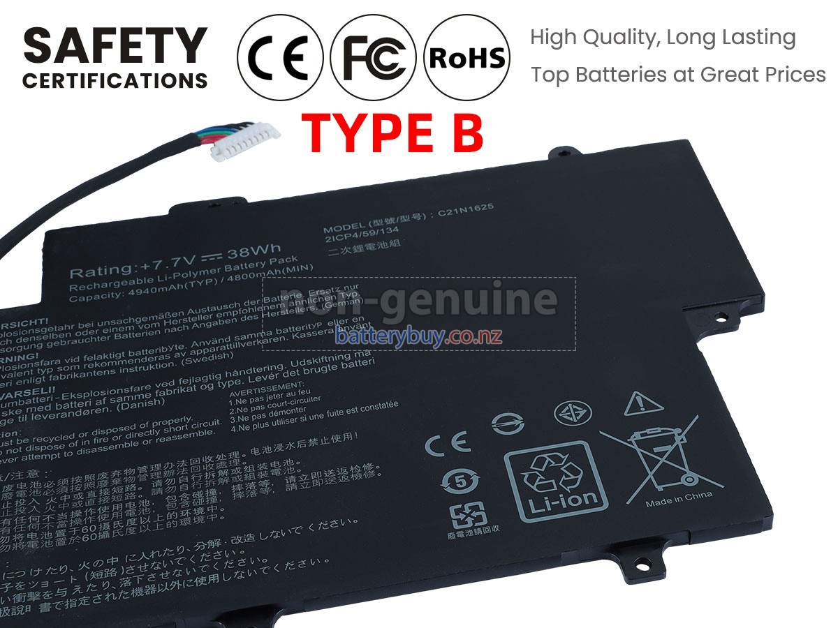 replacement Asus VivoBook Flip 12 TP203NAH-BP002 battery