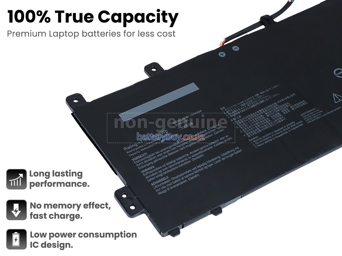 replacement Asus Chromebook C523NA-EJ0447 battery