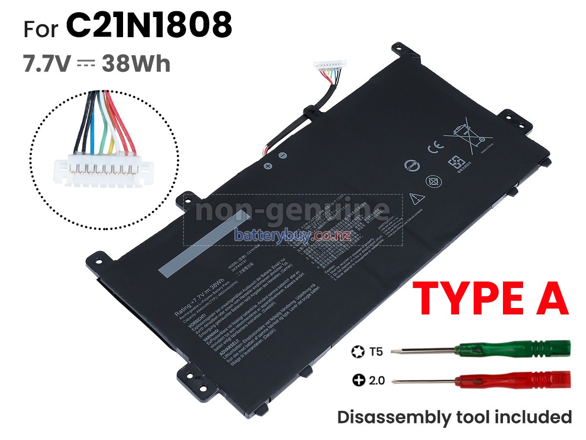 replacement Asus C21N1808 battery