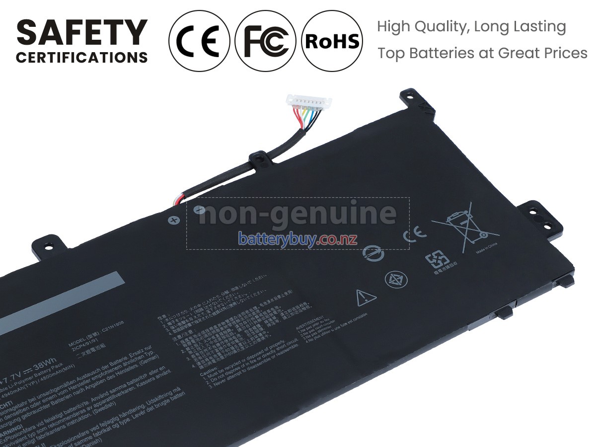replacement Asus C21N1808 battery