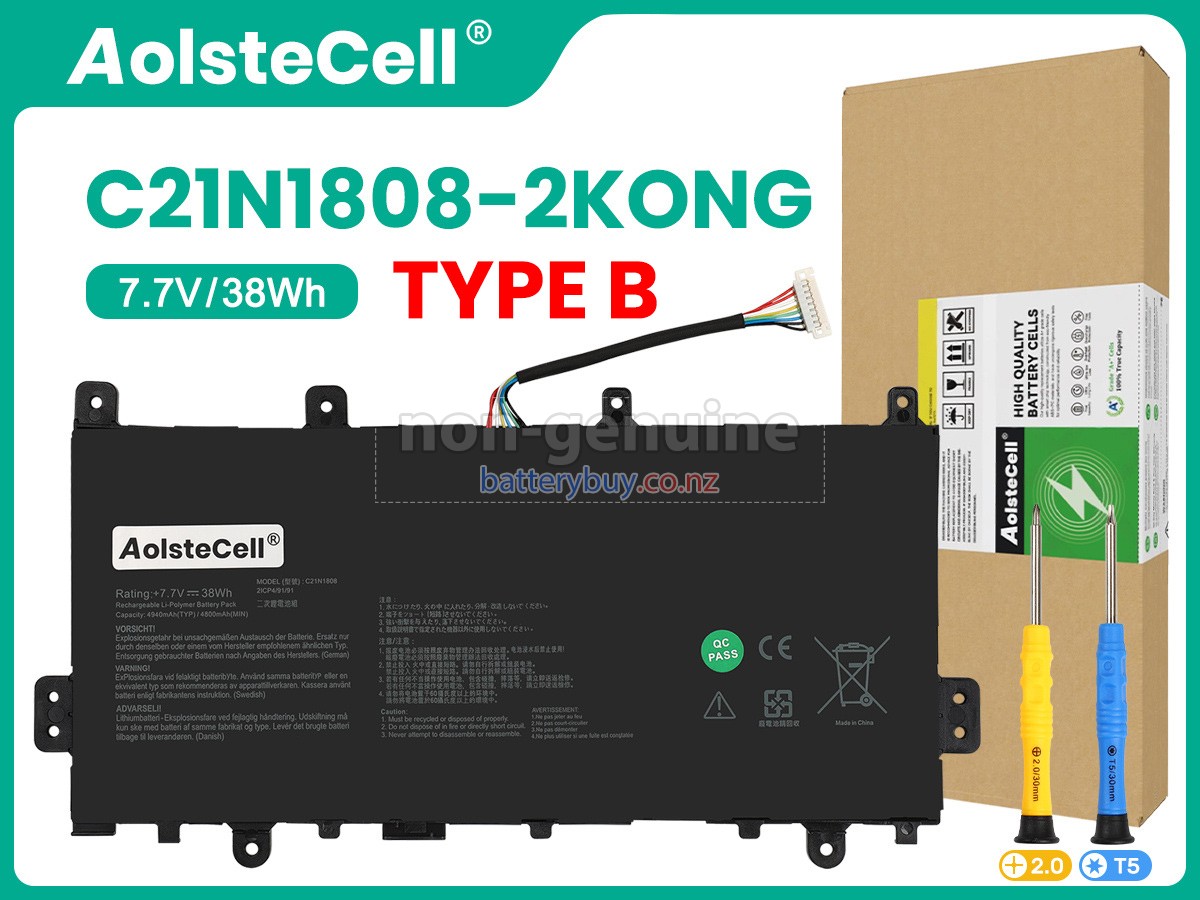replacement Asus C21N1808 battery