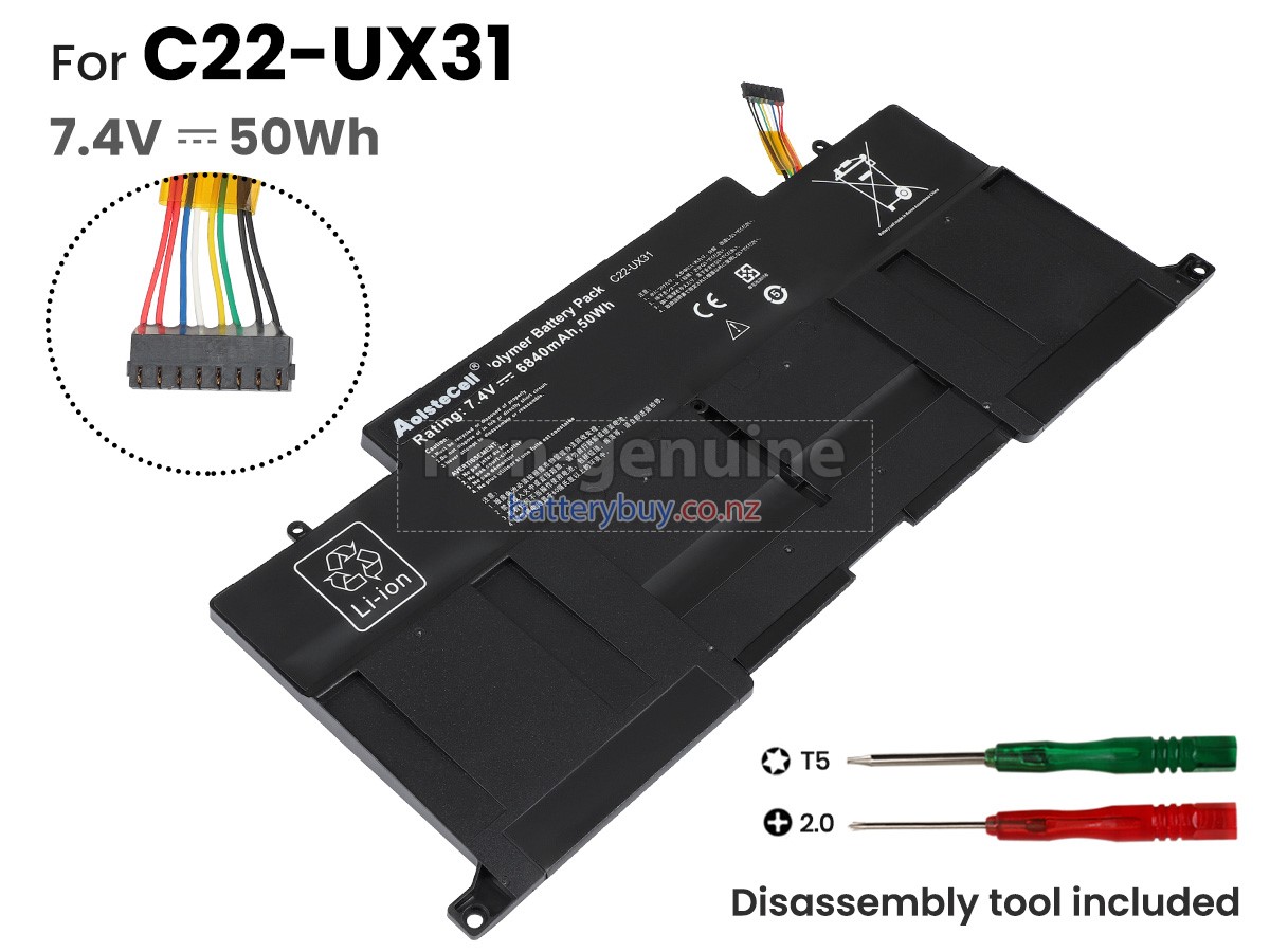 replacement Asus ZenBook UX31E battery