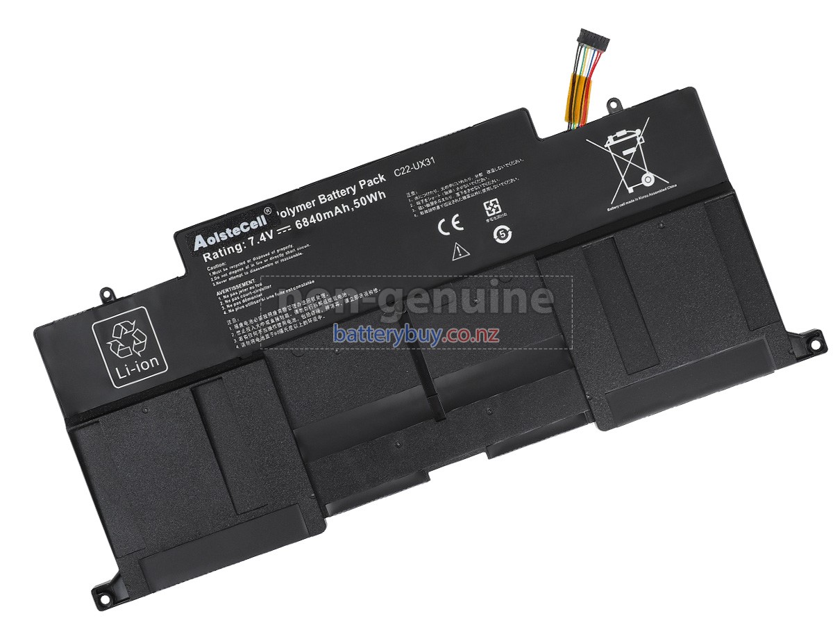 replacement Asus ZenBook UX31E battery