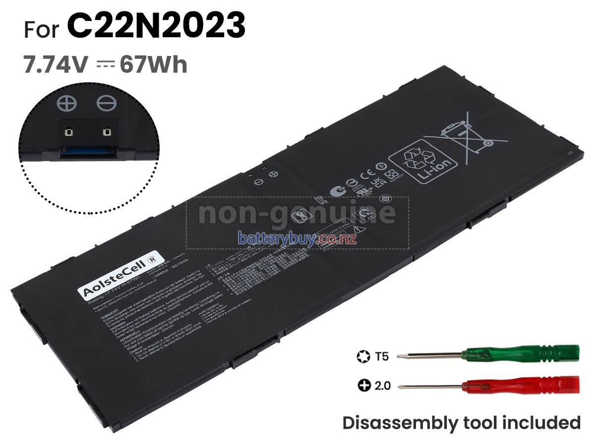replacement Asus Chromebook CX1700CKA-AU0021 battery