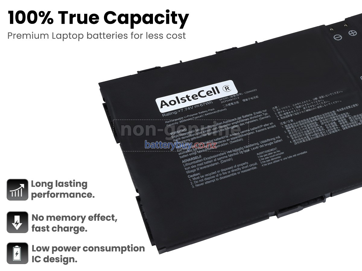 replacement Asus Chromebook CX1700CKA-AU0021 battery