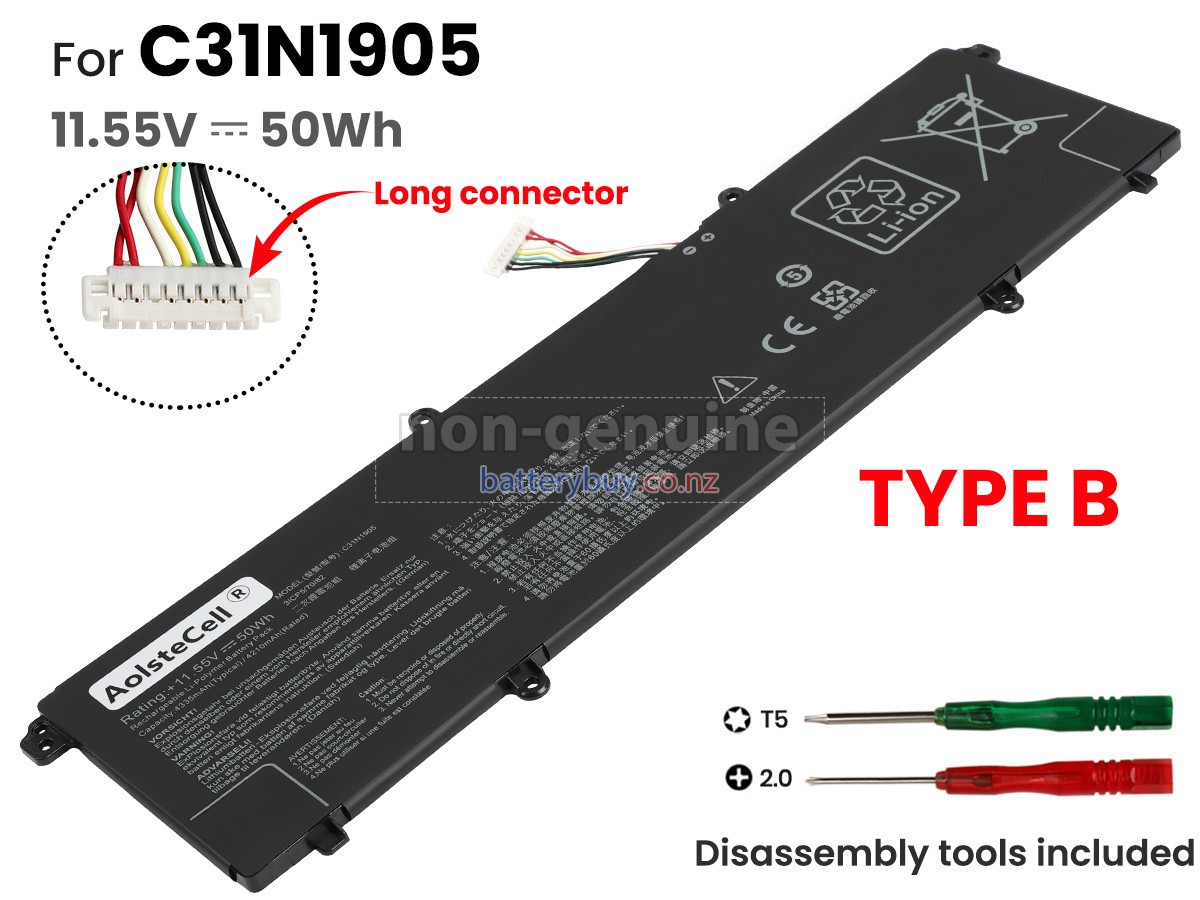 replacement Asus VivoBook S14 S433EA-EB099T battery