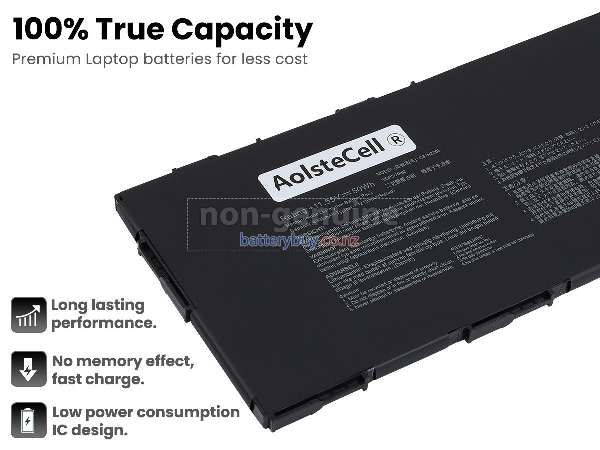 replacement Asus Chromebook Flip CX3 CX3400FMA-GE586T-S battery