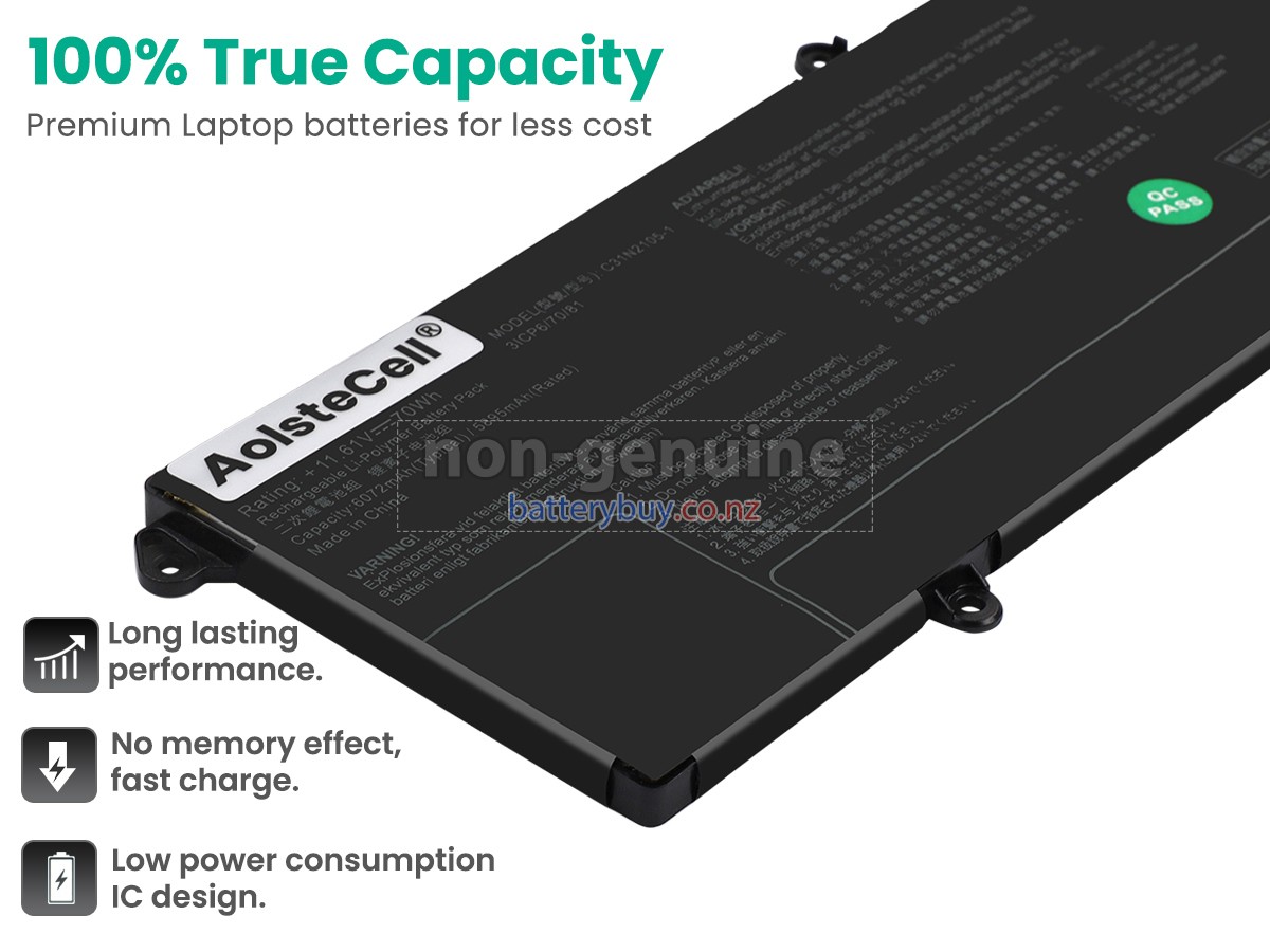 replacement Asus VivoBook S15 OLED N5504VN battery