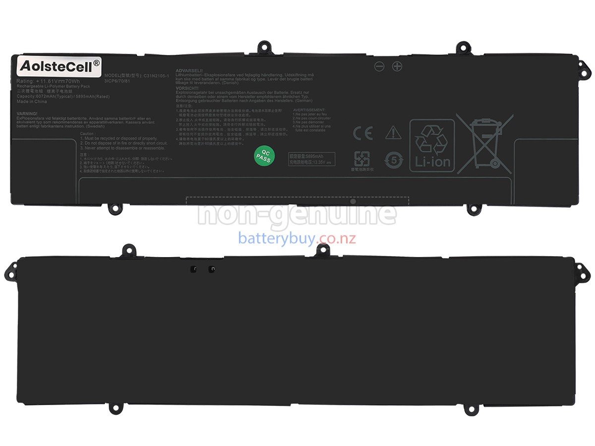 replacement Asus VivoBook S15 OLED N5504VN battery