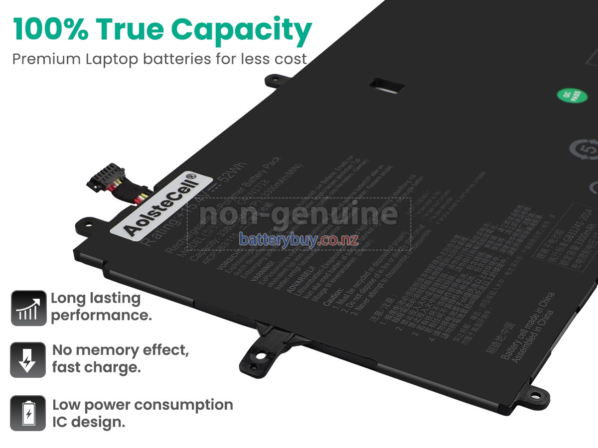 replacement Asus NOVAGO TP370QL-EL002T battery