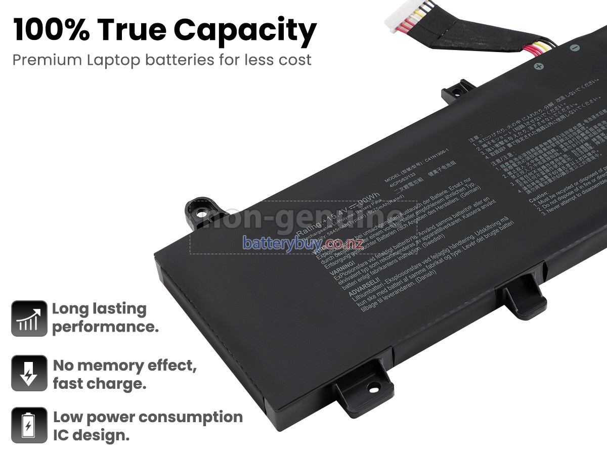 replacement Asus TUF GAMING F15 FX506HC-HN005T battery
