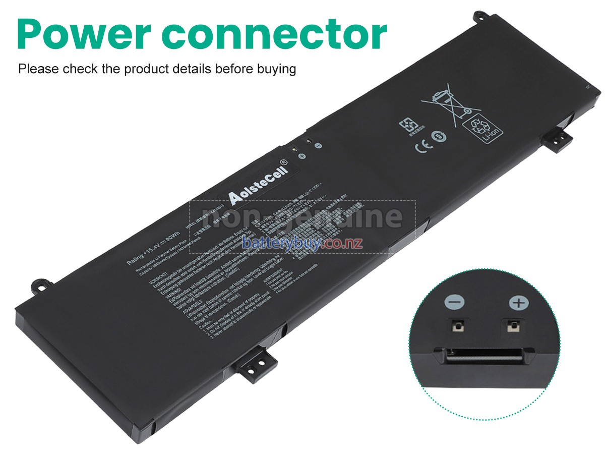 replacement Asus Rog ZEPHYRUS M16 GU603HM-KR021T battery