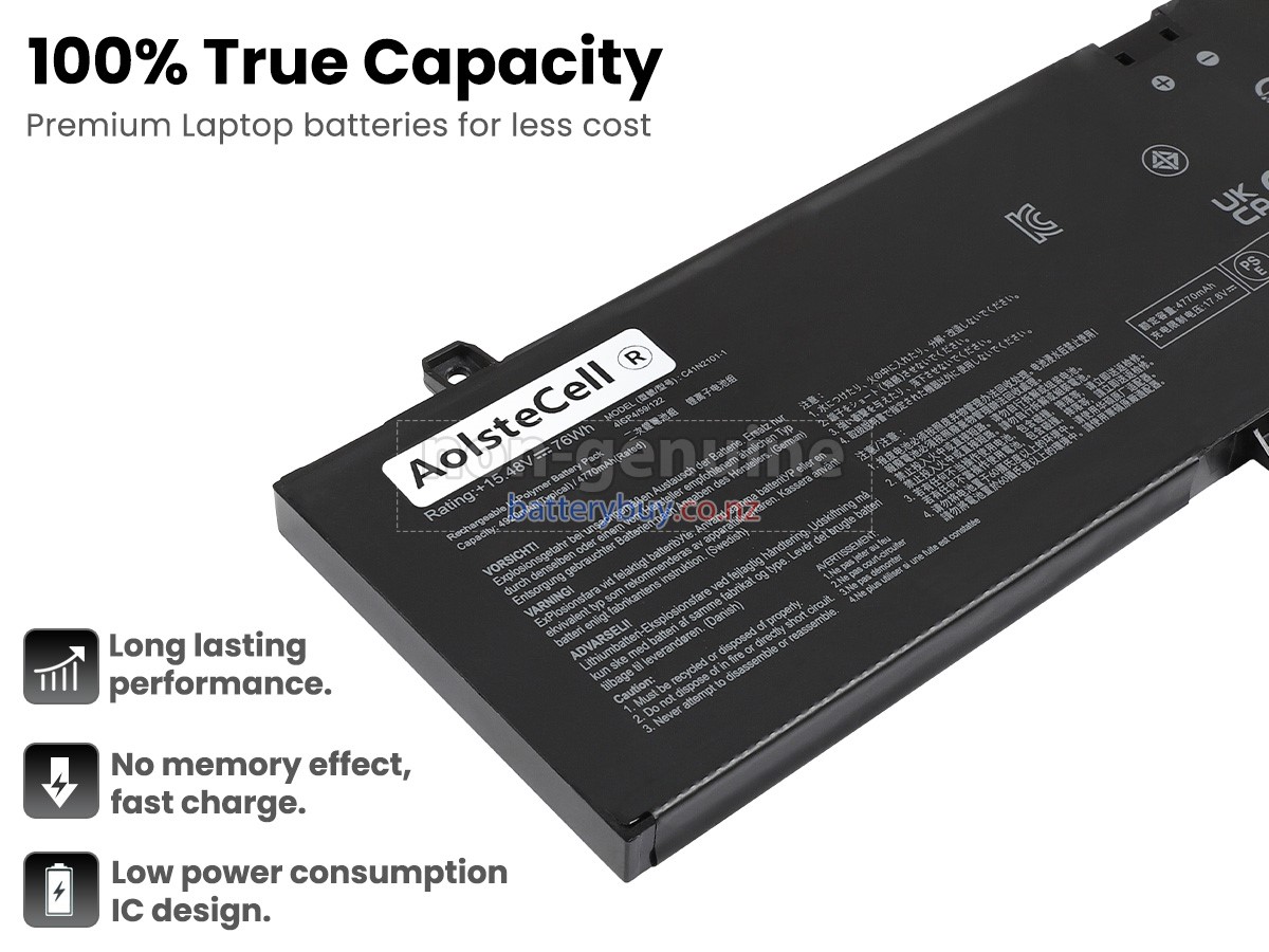 replacement Asus C41N2101-1 battery