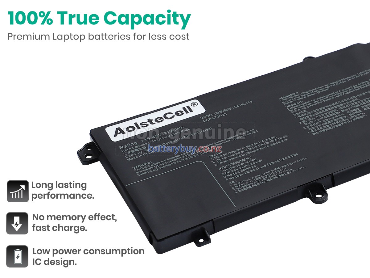 replacement Asus VivoBook Pro 15 OLED N6506MV-DRMA137 battery