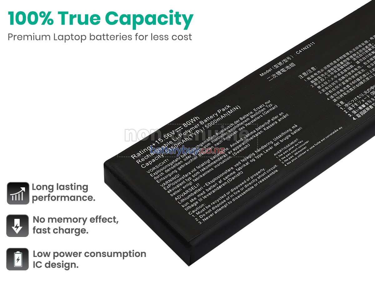replacement Asus Rog AllY X (2024) RC72LA-NH007W battery