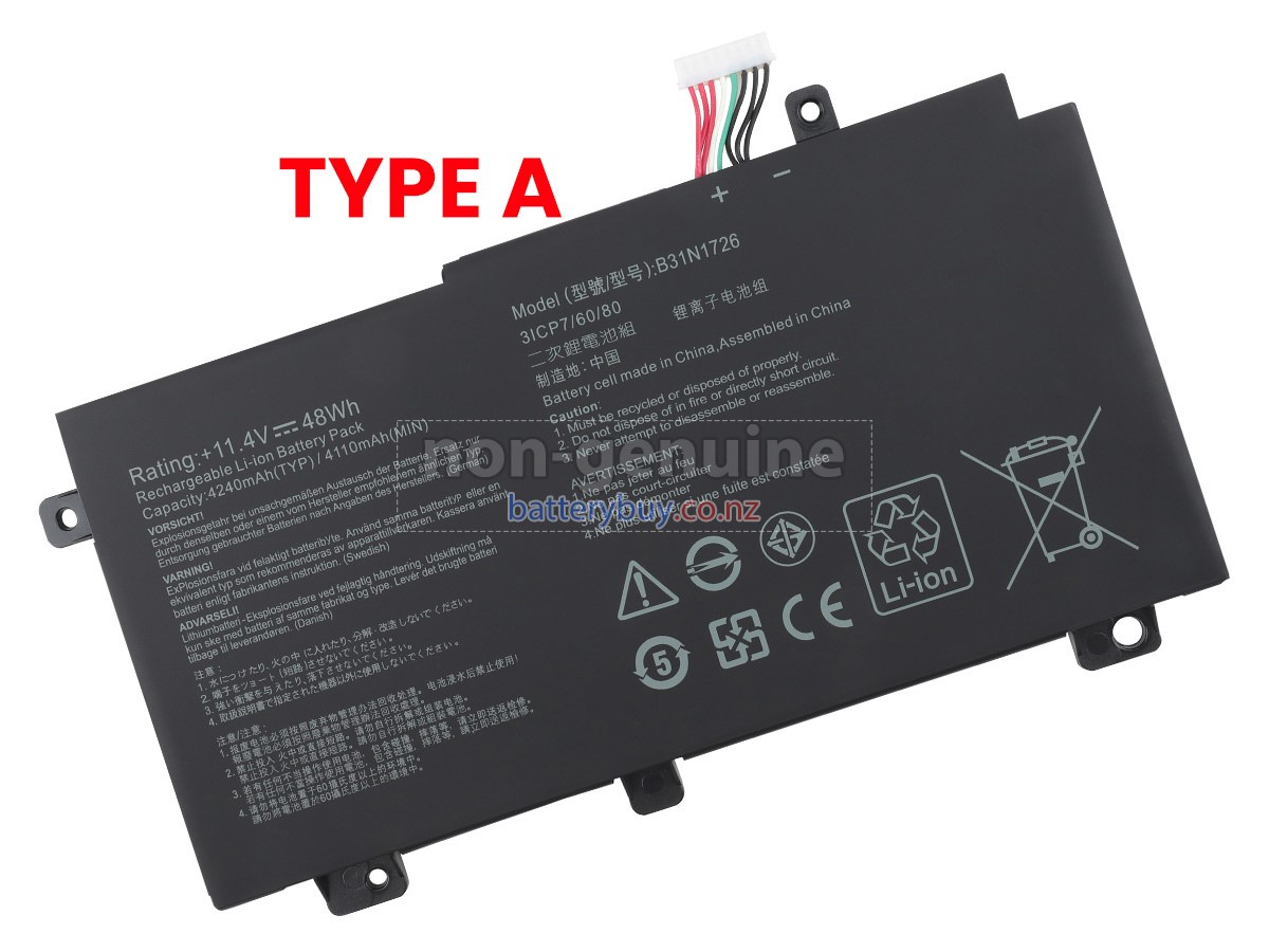 replacement Asus TUF GAMING F15 FX506HC-HN005T battery